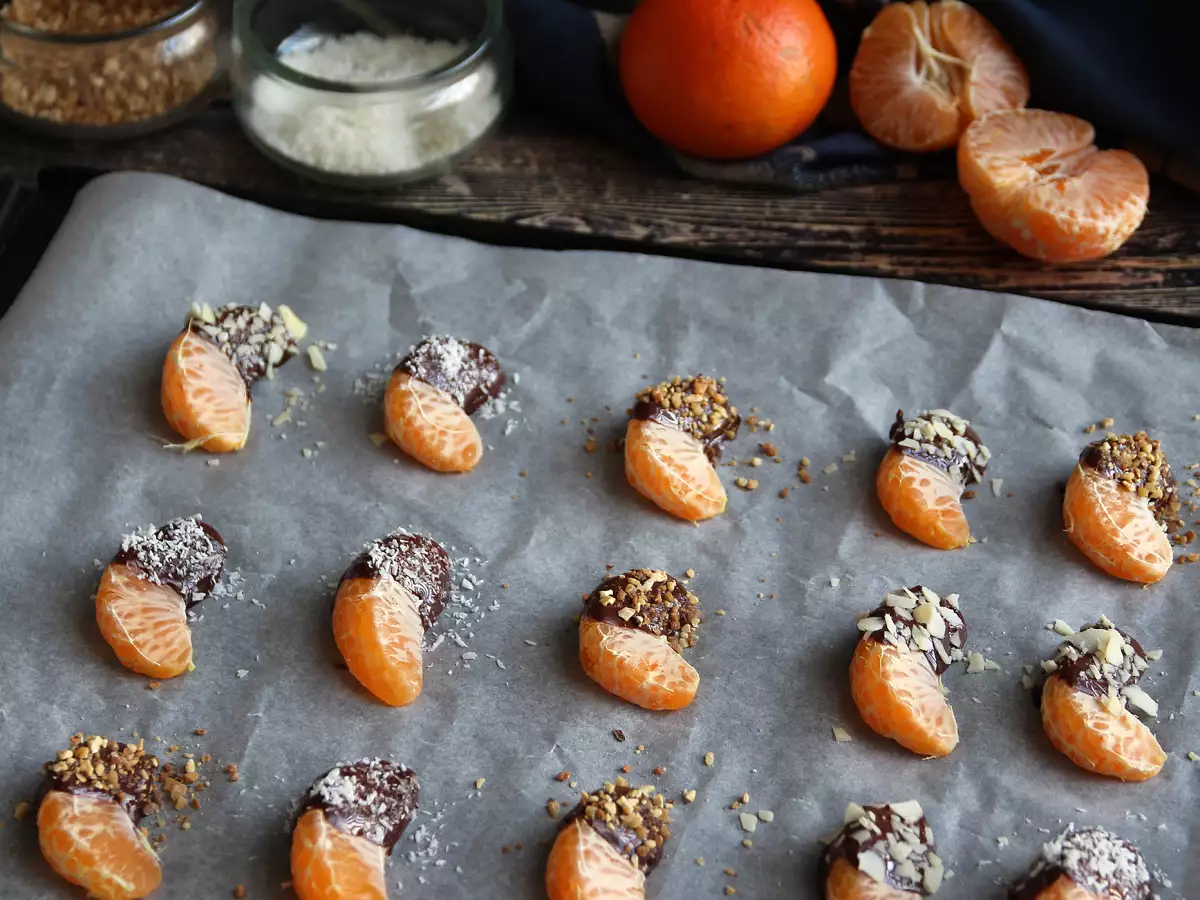 Klementiner med chokolade – en hurtig, frisk og lækker dessert! - foto 3