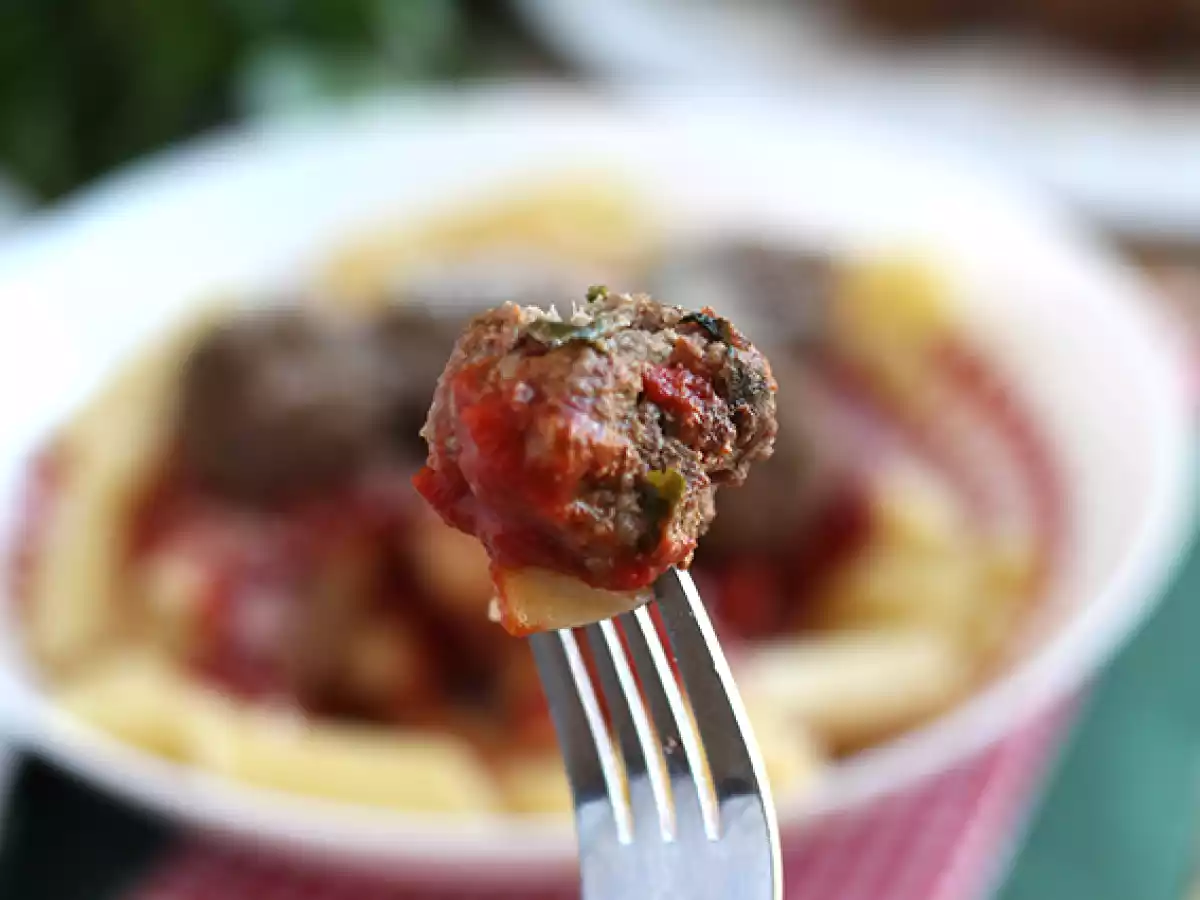 Kødboller med oksekød og parmesan - foto 4