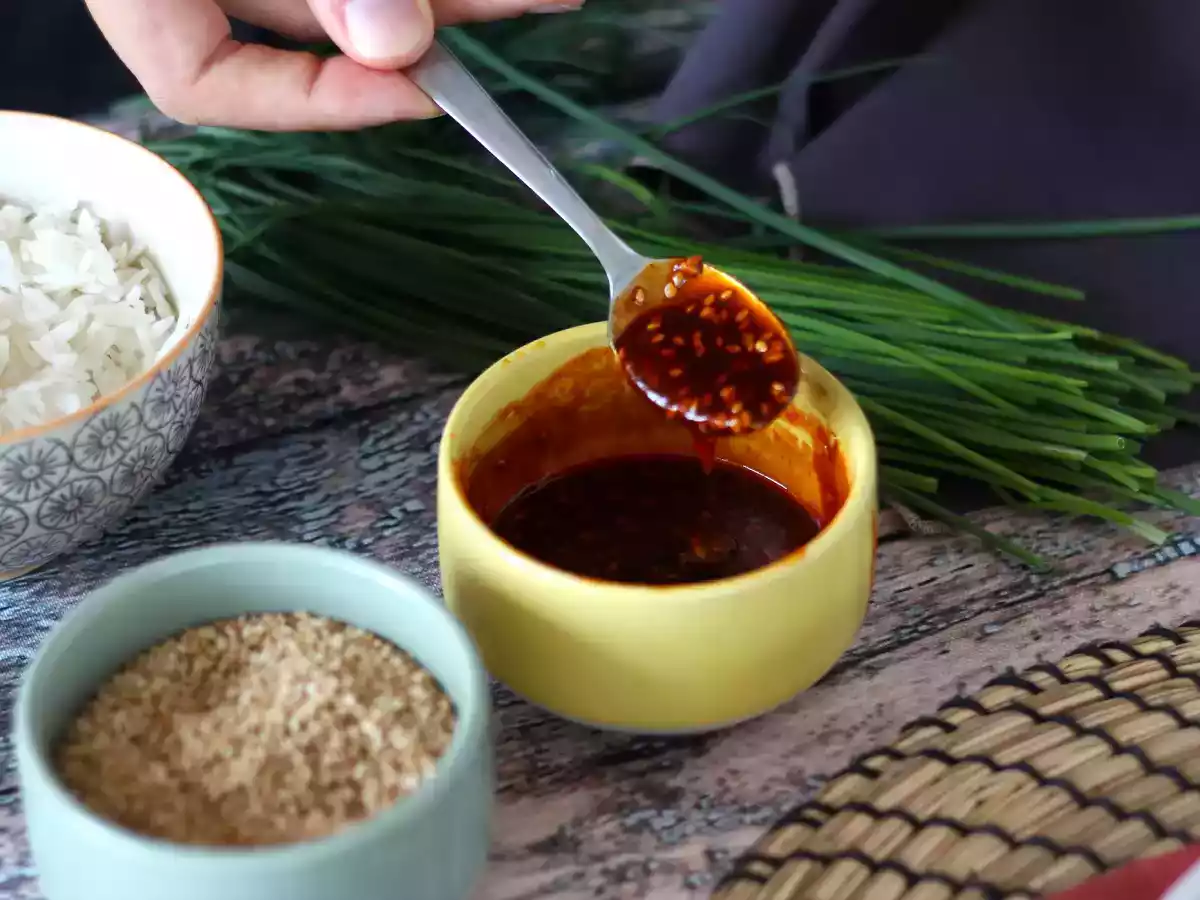Krydret koreansk gochujang-sauce til bibimbap - foto 3