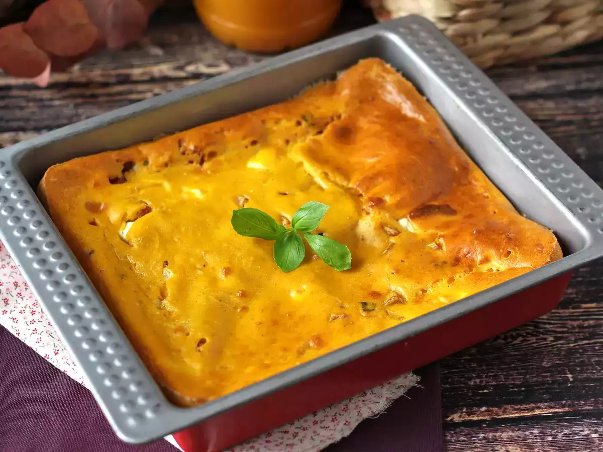 Krydret skinke- og feta-brownie med græskar: den perfekte opskrift til genbrugssuppe! - foto 2