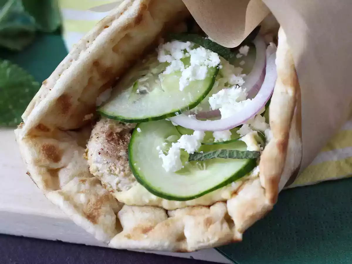Kyllingegyros, den græske sandwich, du vil elske! - foto 2