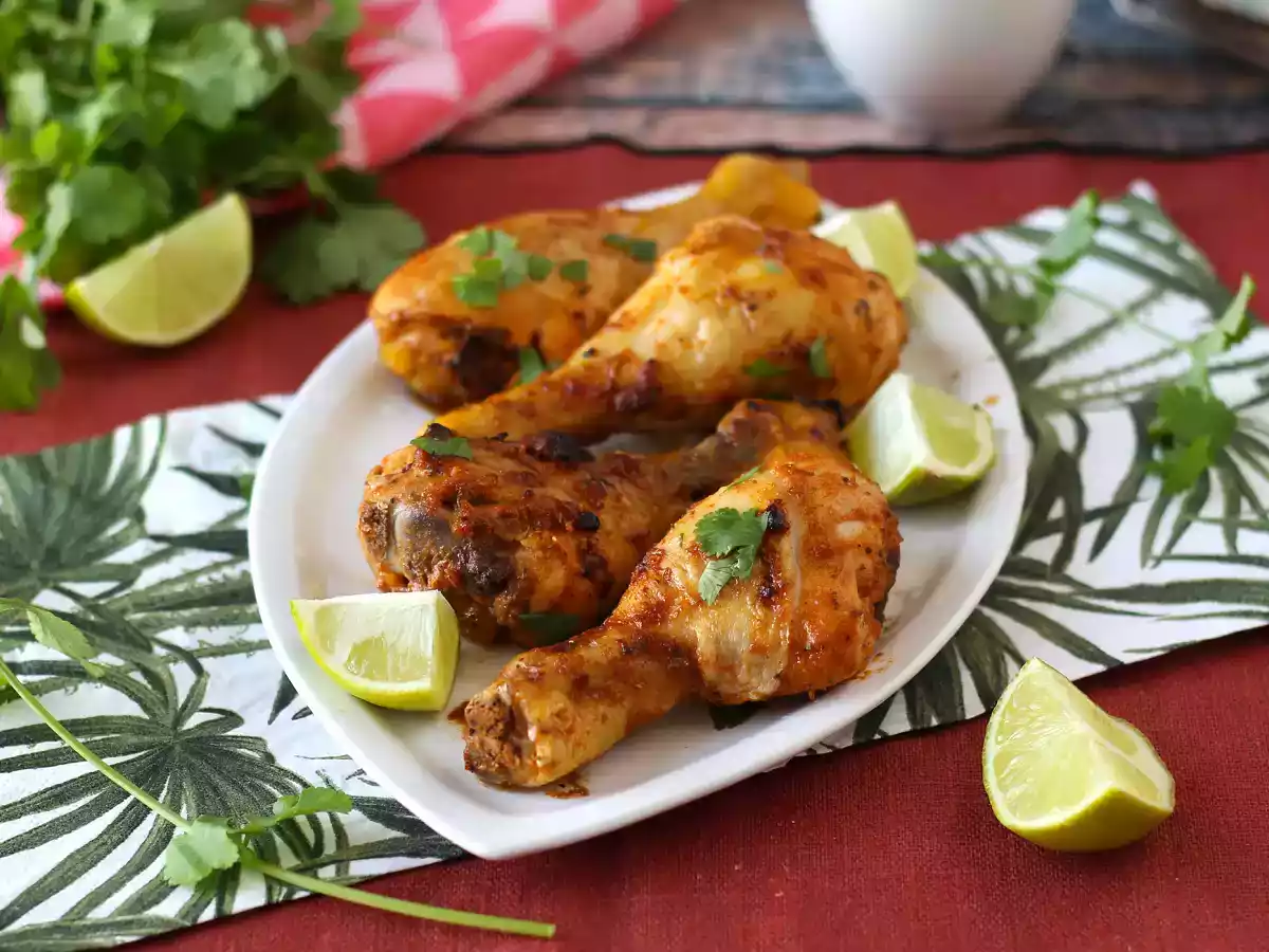Kyllingelår i mexicansk stil med en lækker marinade - foto 4