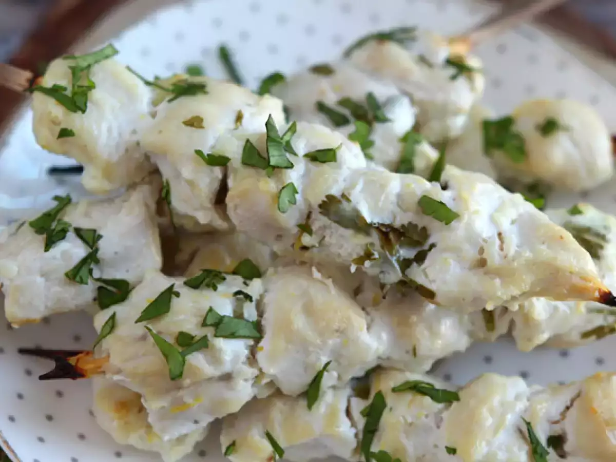 Kyllingespyd marineret i yoghurt-citronsauce - foto 4