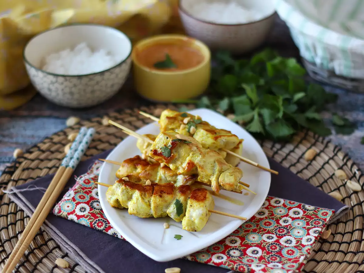 Kyllingespyd med sataysauce – en kulinarisk rejse til Asien! - foto 4
