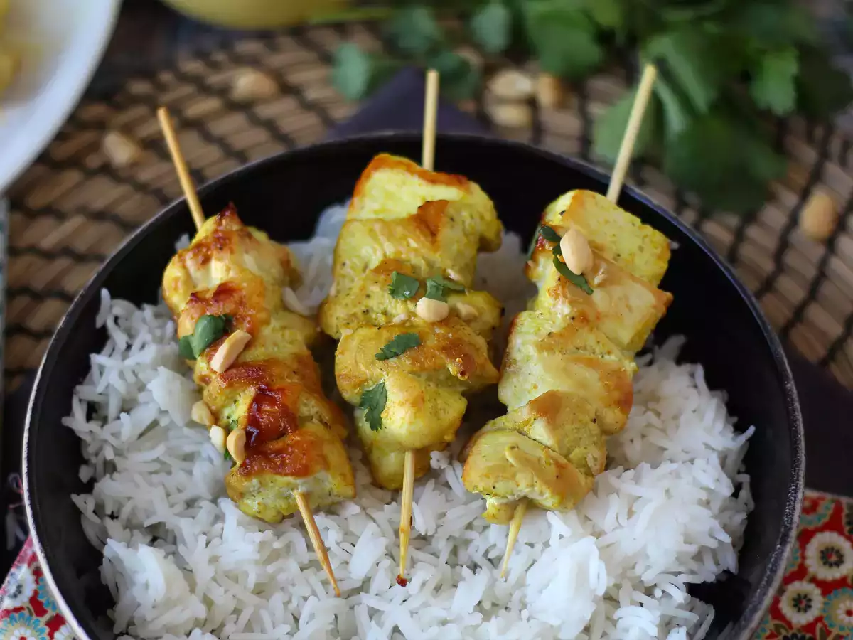 Kyllingespyd med sataysauce – en kulinarisk rejse til Asien! - foto 5