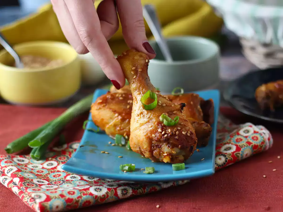 Kyllingeunderlår med japansk marinade