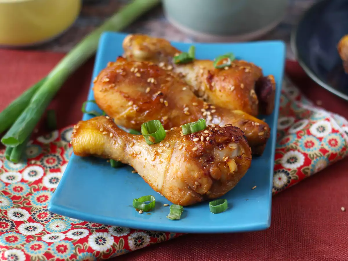 Kyllingeunderlår med japansk marinade - foto 4