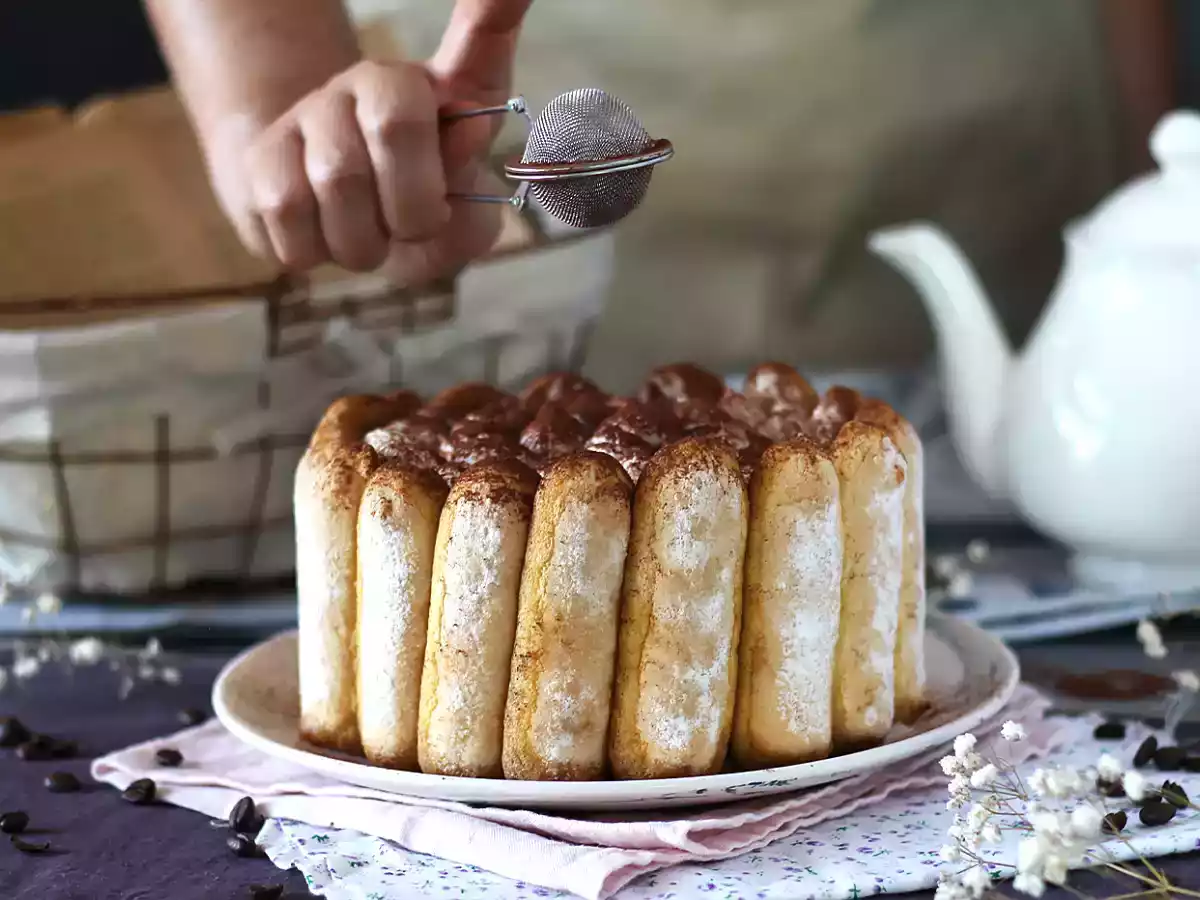 Lækker charlotte i tiramisu-stil uden æg