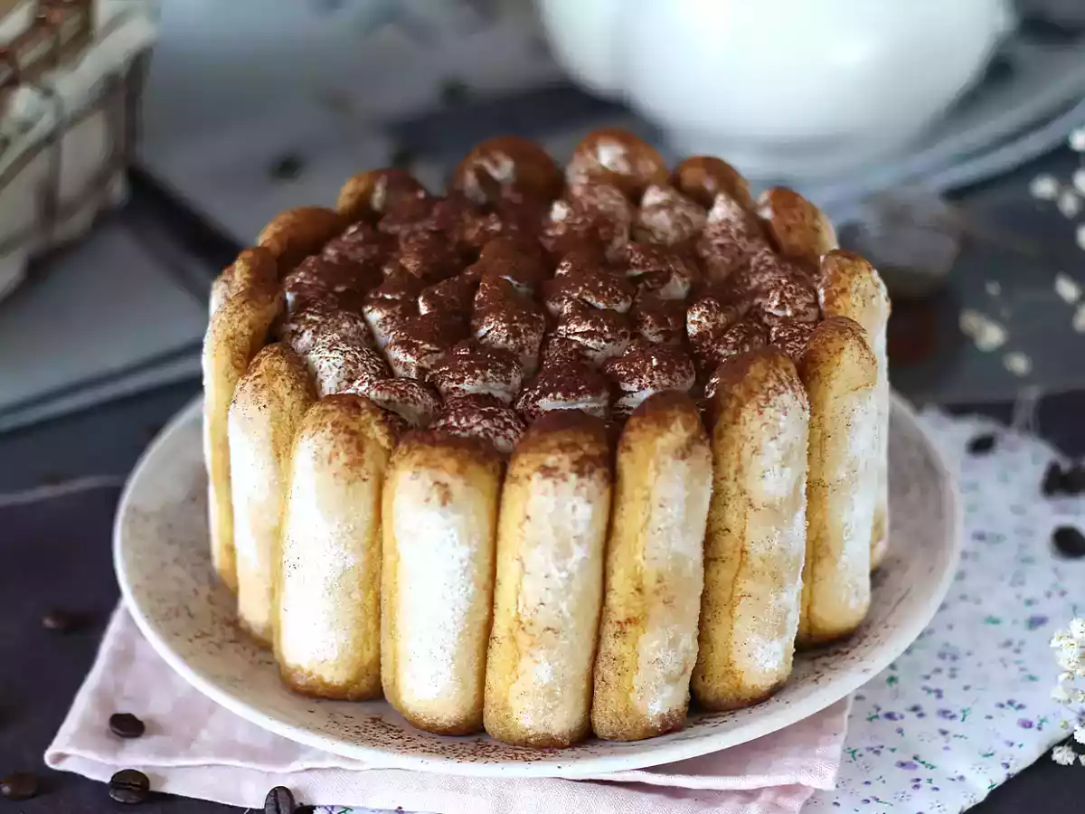 Lækker charlotte i tiramisu-stil uden æg - foto 2