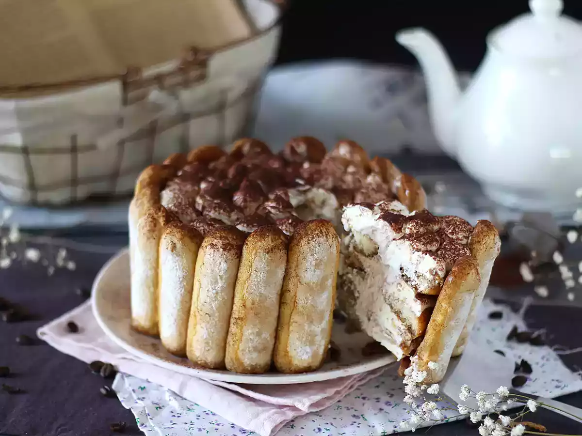 Lækker charlotte i tiramisu-stil uden æg - foto 6