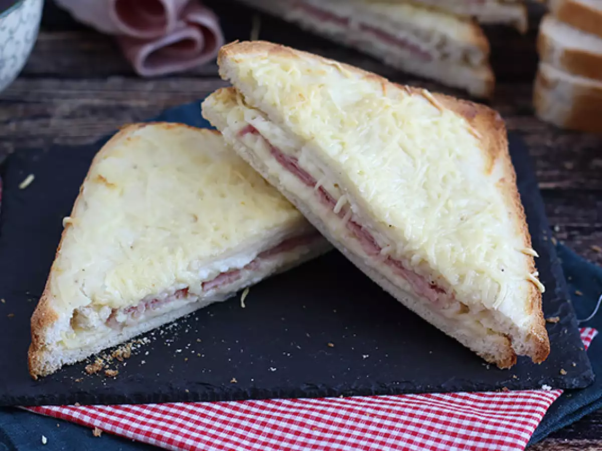 Lækre croque-monsieur med bechamelsauce