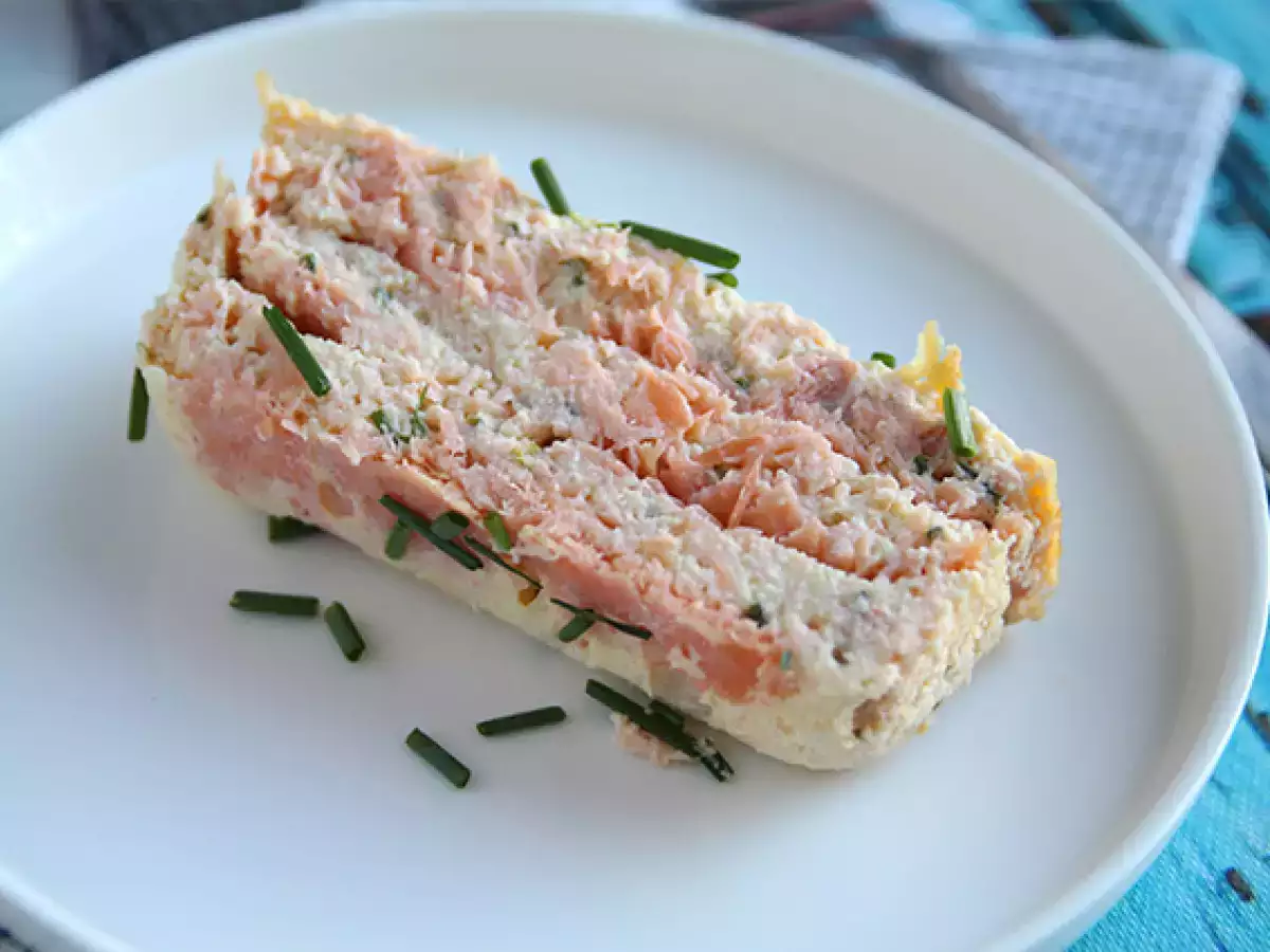 Lakseterrine med frisk og røget laks - foto 3