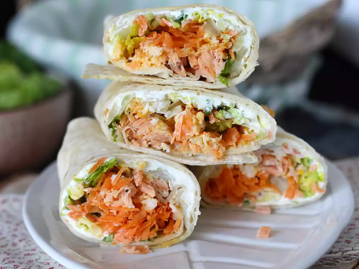 Laksewraps, den perfekte, praktiske sandwich til at tage med overalt - foto 3