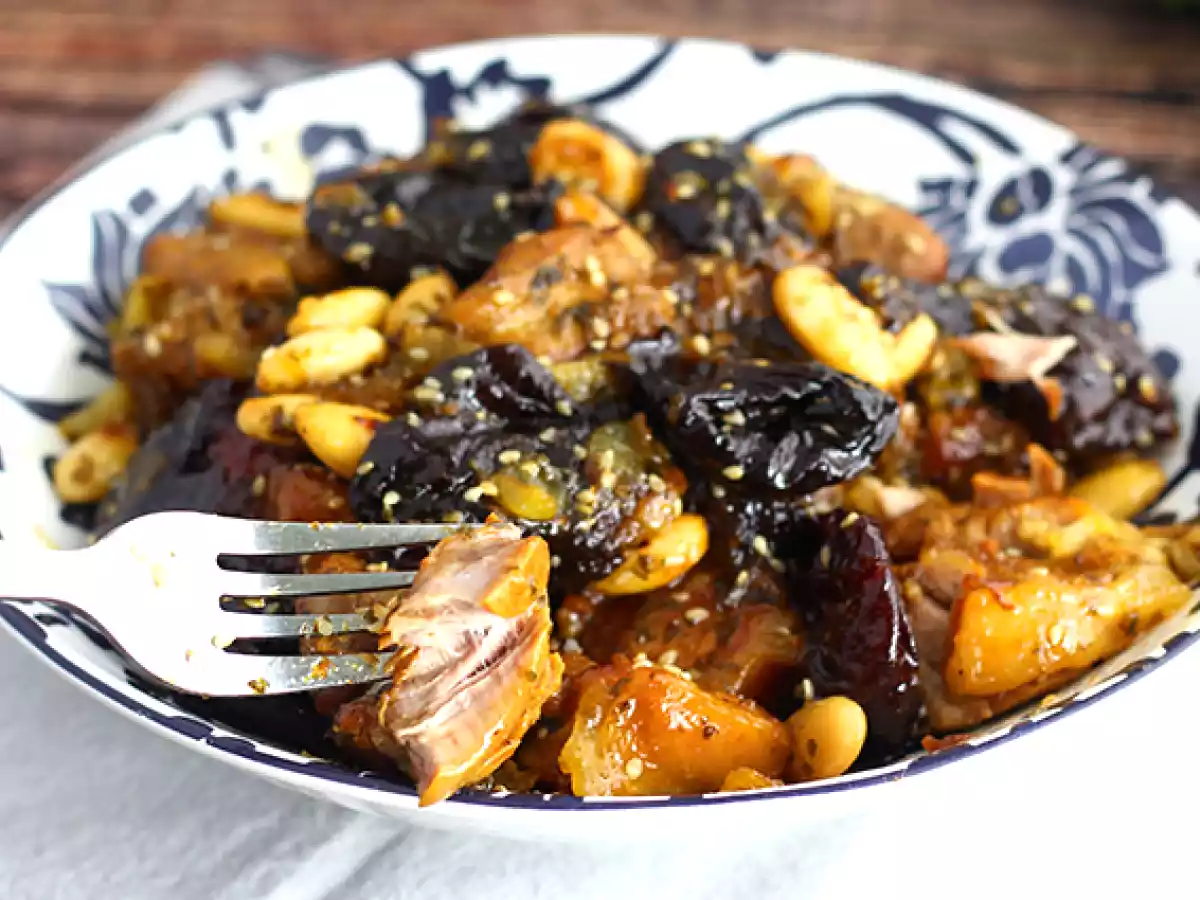 Lam tajine med svesker (fremgangsmåde og video) - foto 4