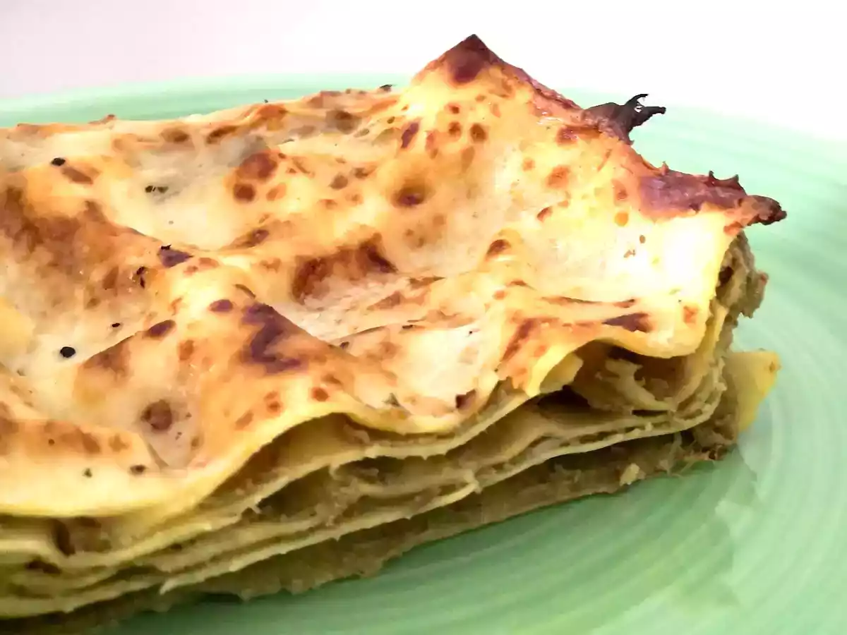 Lasagne med artiskokker og ricottaost