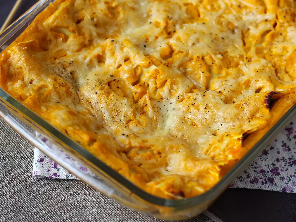 Lasagne med butternutgræskar, spinat og ricotta - foto 2