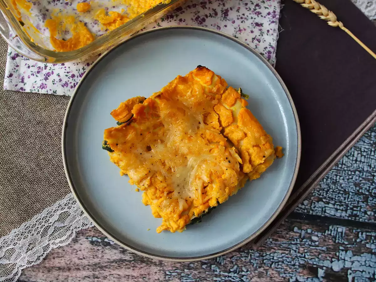Lasagne med butternutgræskar, spinat og ricotta - foto 4