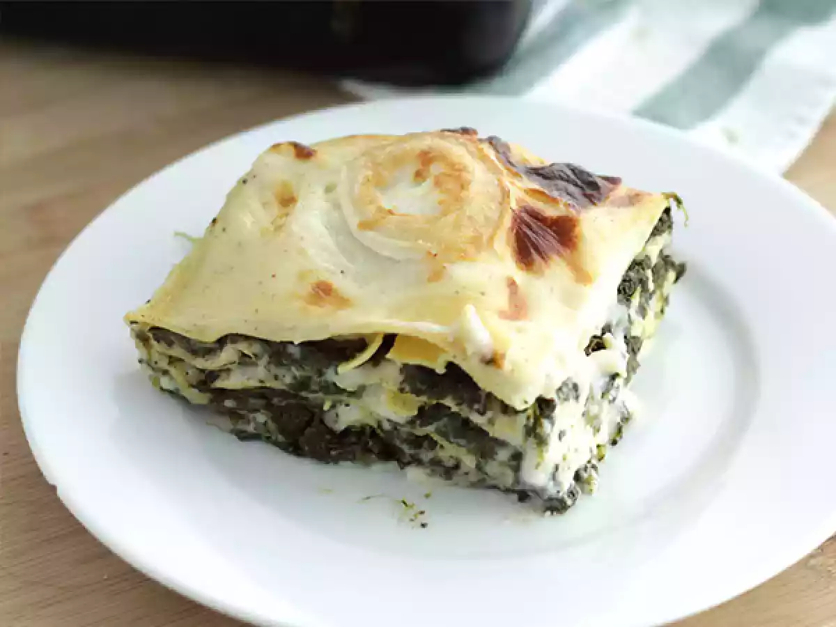 Lasagne med spinat og gedeost - foto 2