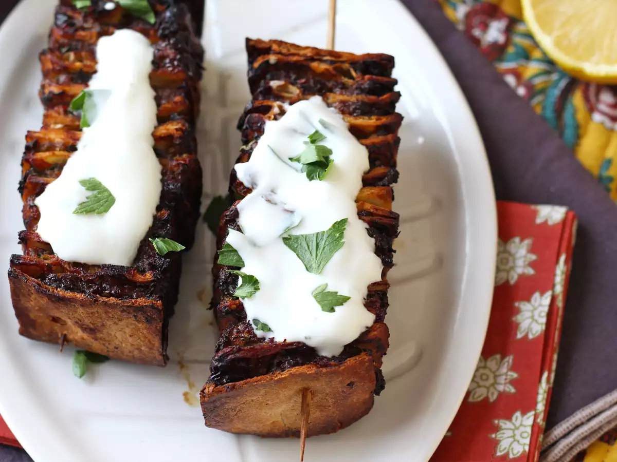 Lavash-kebabspyd med tortillas – nemme at lave i airfryeren! - foto 2