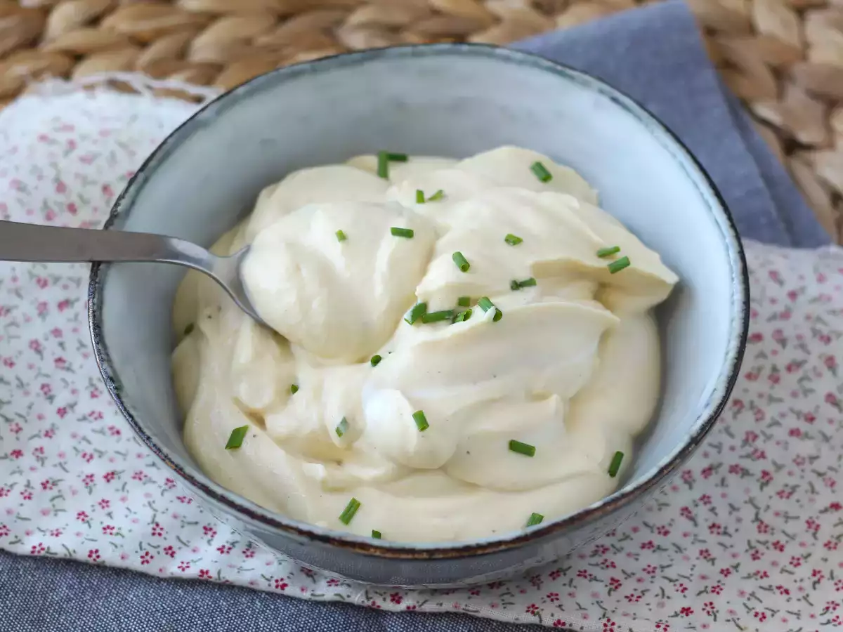 Let mayonnaise med hårdkogte æg – helt uden olie! Perfekt, hvis du ikke kan spise rå æg - foto 3