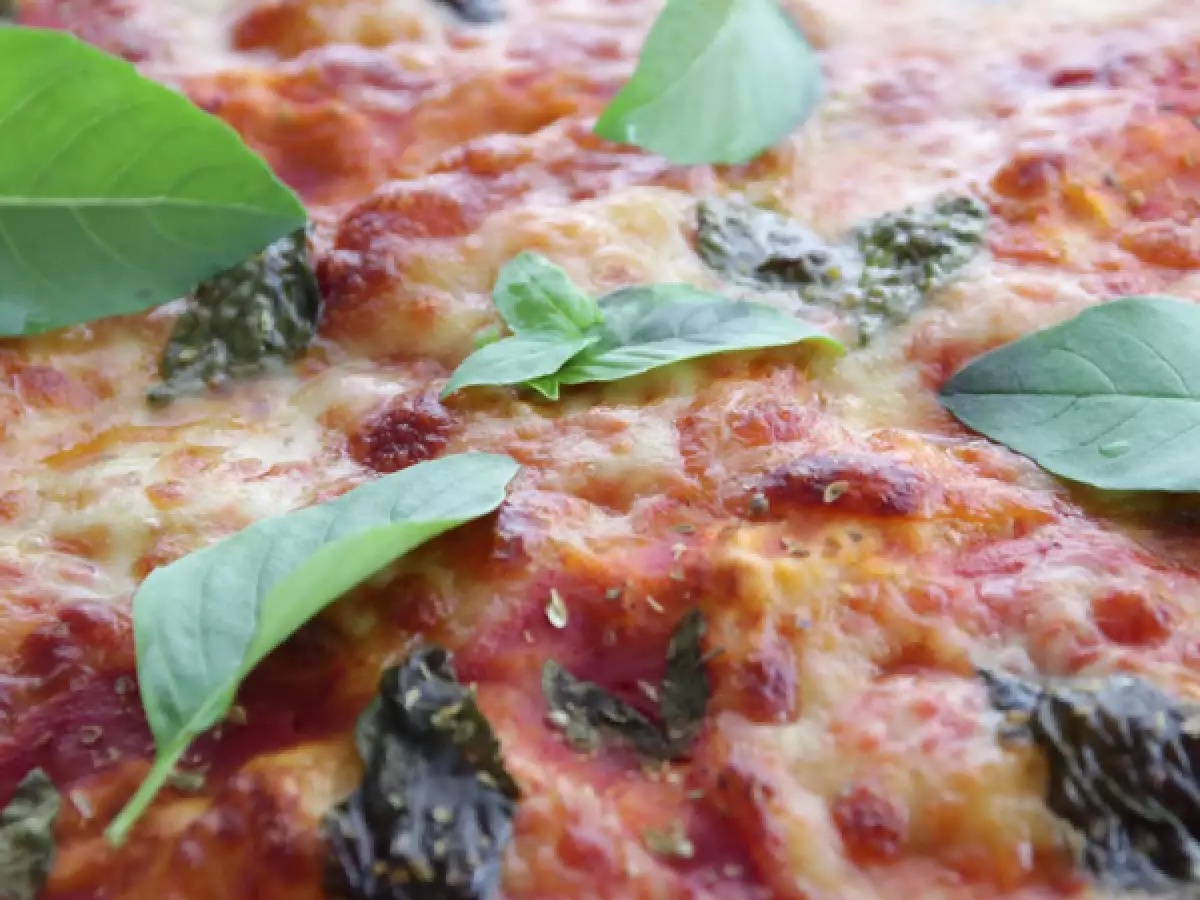 Luftig Margherita-pizza - foto 3