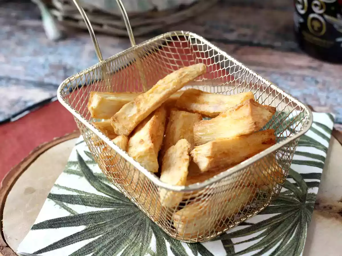 Luftstegt kassava: en sprød og sund snack - foto 3
