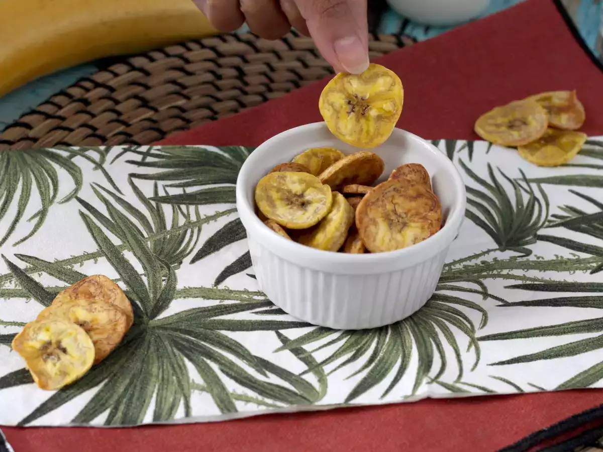 Madbananchips i airfryer - foto 3
