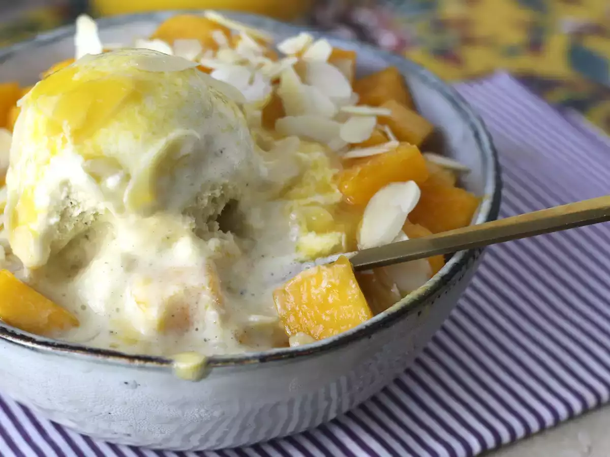 Mango bingsu, den lækre koreanske dessert med mango, der er et hit over hele verden - foto 5