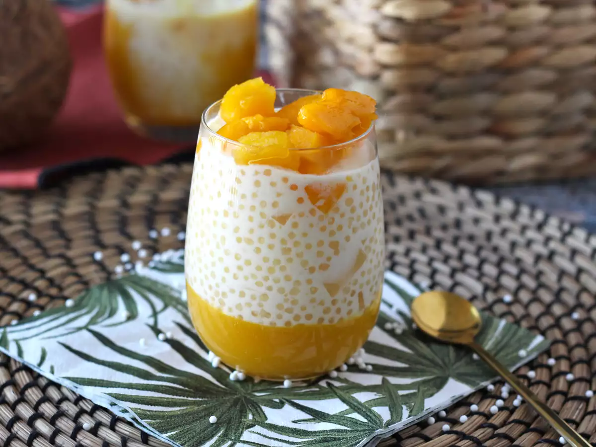 Mango sago, den asiatiske dessert med tapioka og mango, der erobrer med sin enkelhed.