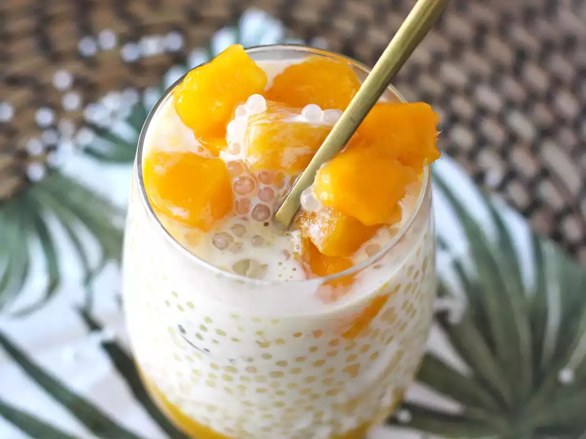 Mango sago, den asiatiske dessert med tapioka og mango, der erobrer med sin enkelhed. - foto 2