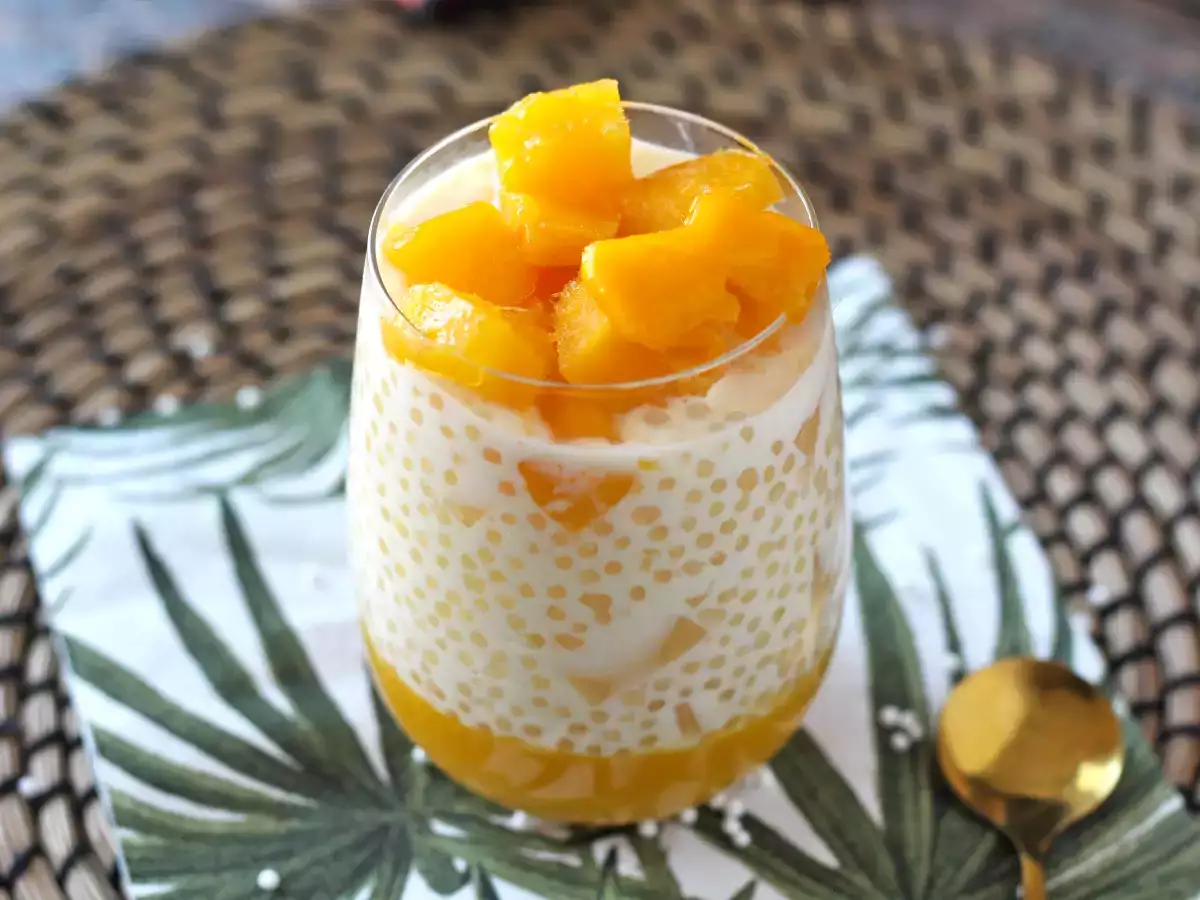Mango sago, den asiatiske dessert med tapioka og mango, der erobrer med sin enkelhed. - foto 4