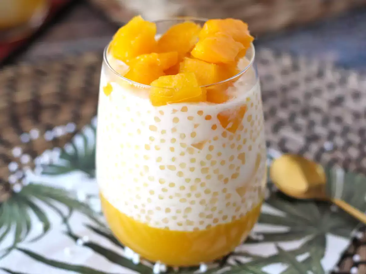 Mango sago, den asiatiske dessert med tapioka og mango, der erobrer med sin enkelhed. - foto 6