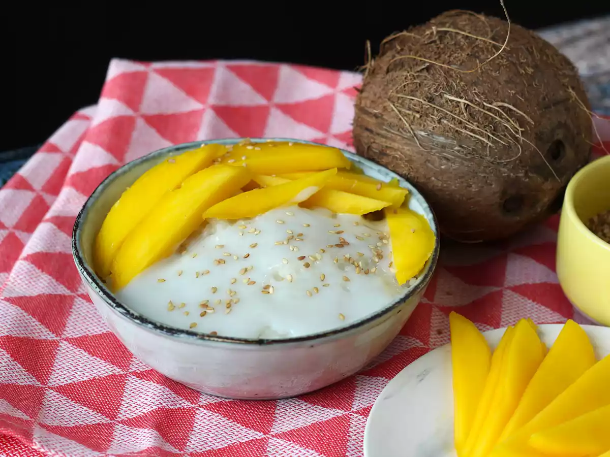 Mango sticky rice, den superbehagelige thailandske dessert - foto 2