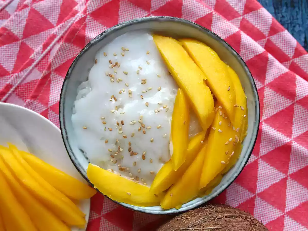 Mango sticky rice, den superbehagelige thailandske dessert - foto 6