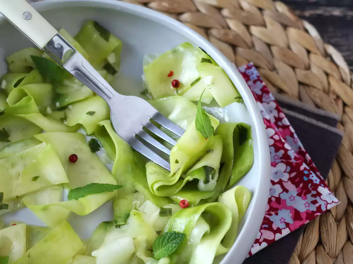 Marinerede courgetter, den perfekte grøntsagscarpaccio til sommeren! - foto 2