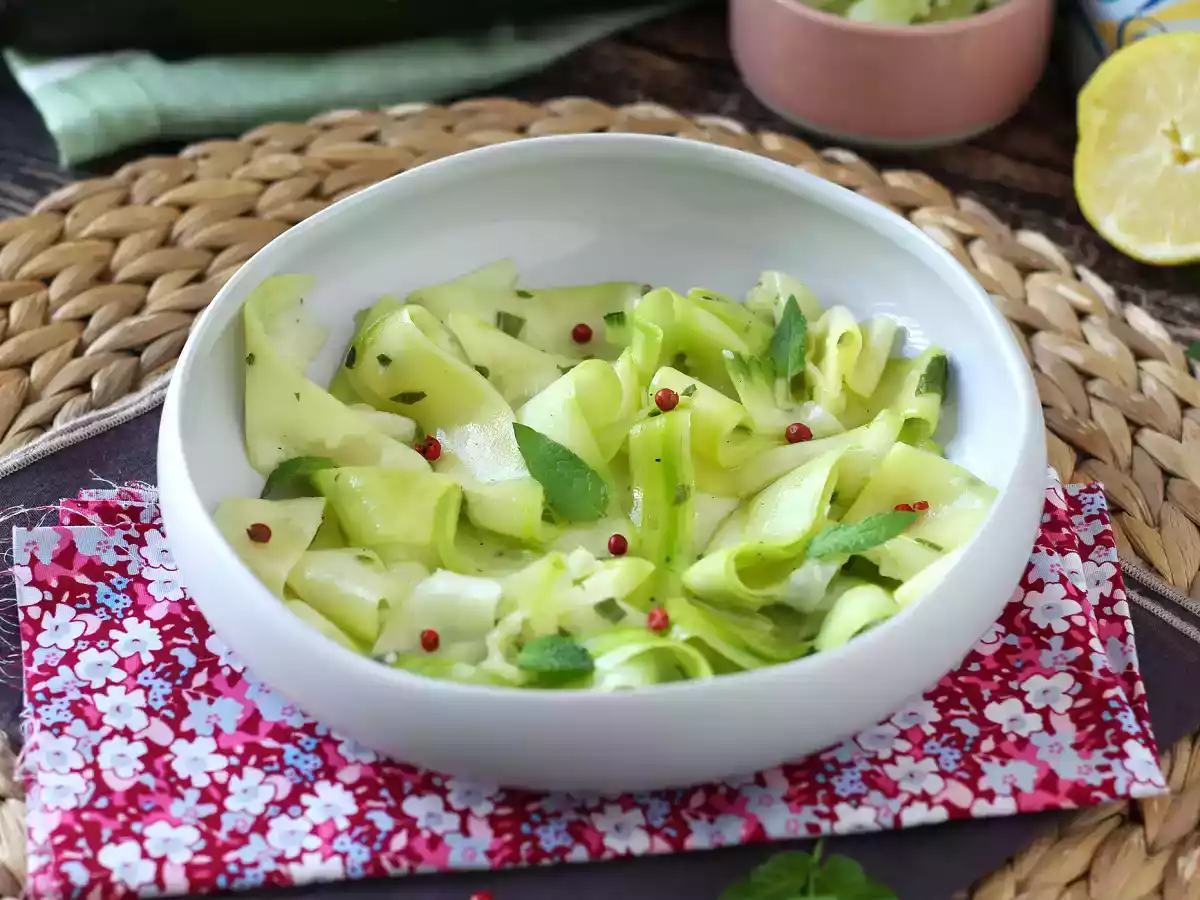 Marinerede courgetter, den perfekte grøntsagscarpaccio til sommeren! - foto 4