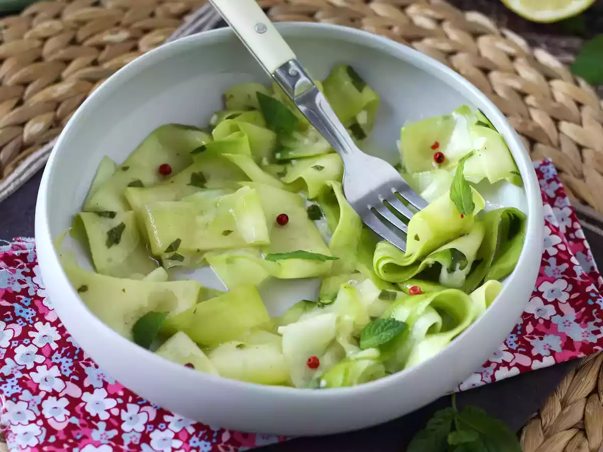 Marinerede courgetter, den perfekte grøntsagscarpaccio til sommeren! - foto 5
