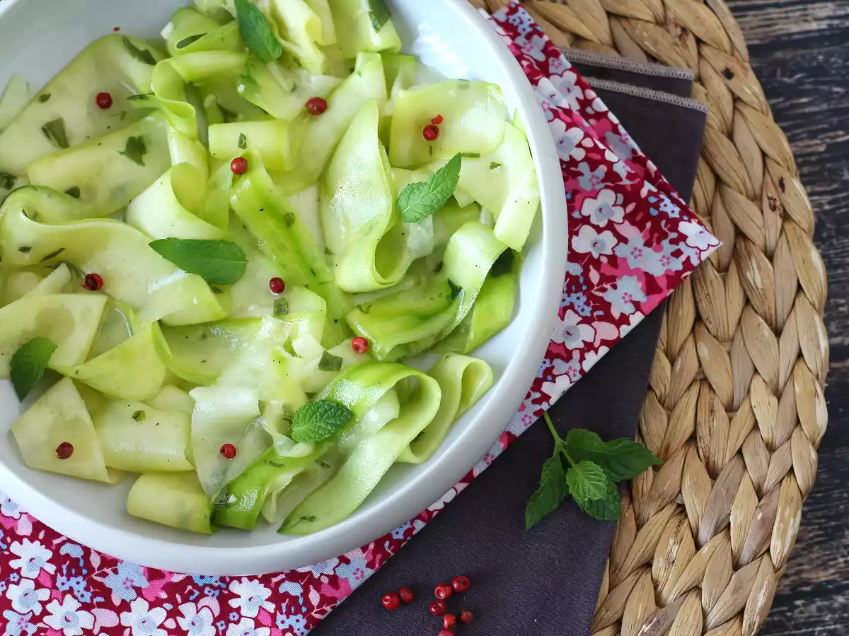 Marinerede courgetter, den perfekte grøntsagscarpaccio til sommeren! - foto 6