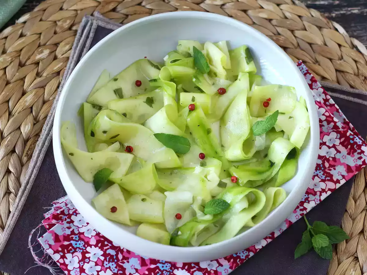 Marinerede courgetter, den perfekte grøntsagscarpaccio til sommeren! - foto 7