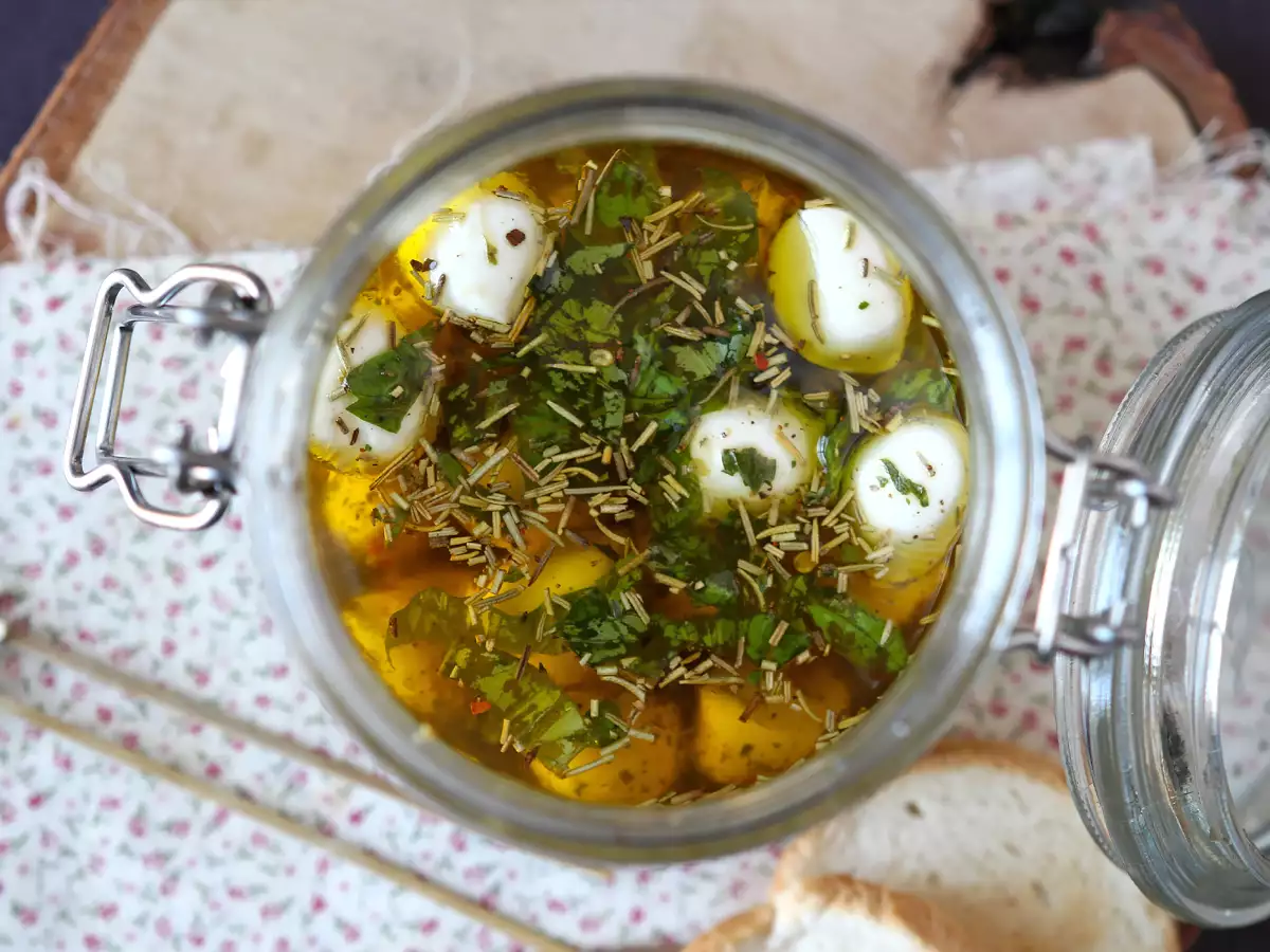 Marinerede mozzarellakugler til aperitif eller salat! - foto 2