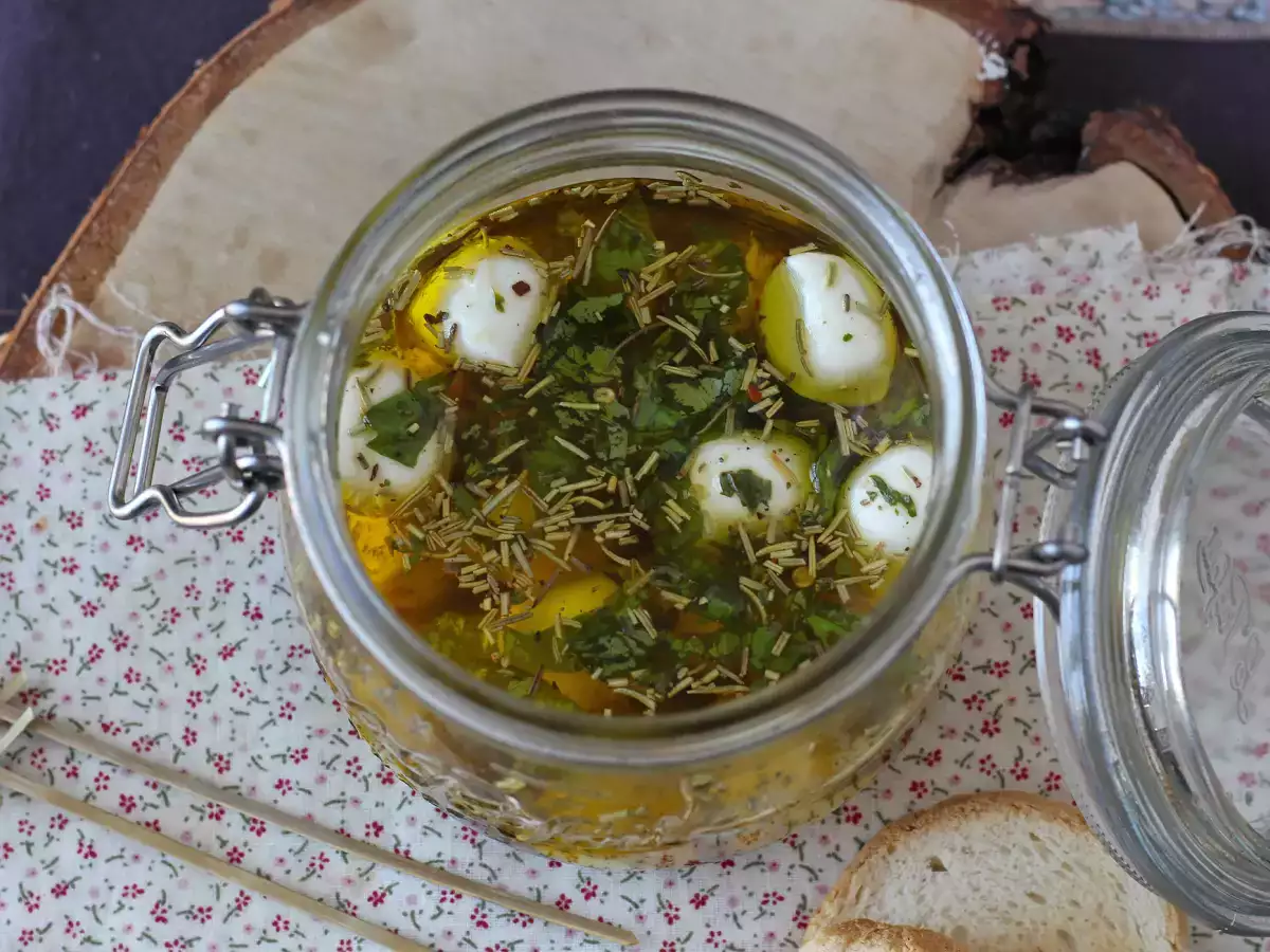 Marinerede mozzarellakugler til aperitif eller salat! - foto 5