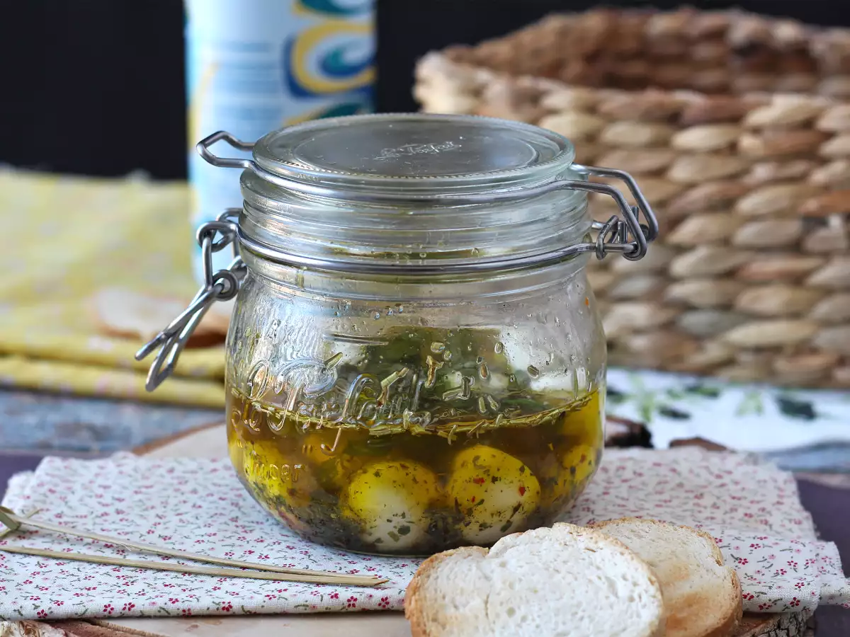 Marinerede mozzarellakugler til aperitif eller salat! - foto 6