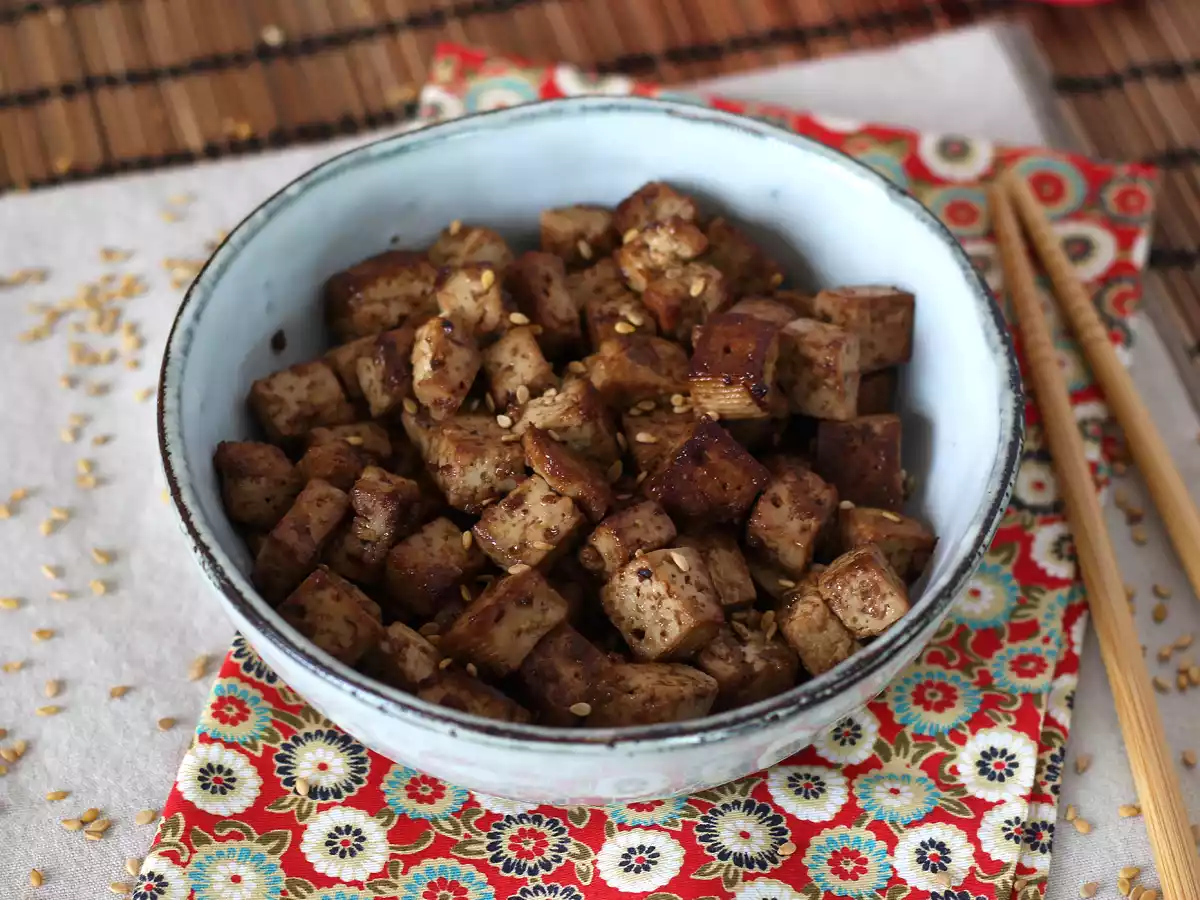Marineret tofu med asiatisk smag (du vil elske tofu efter dette!)
