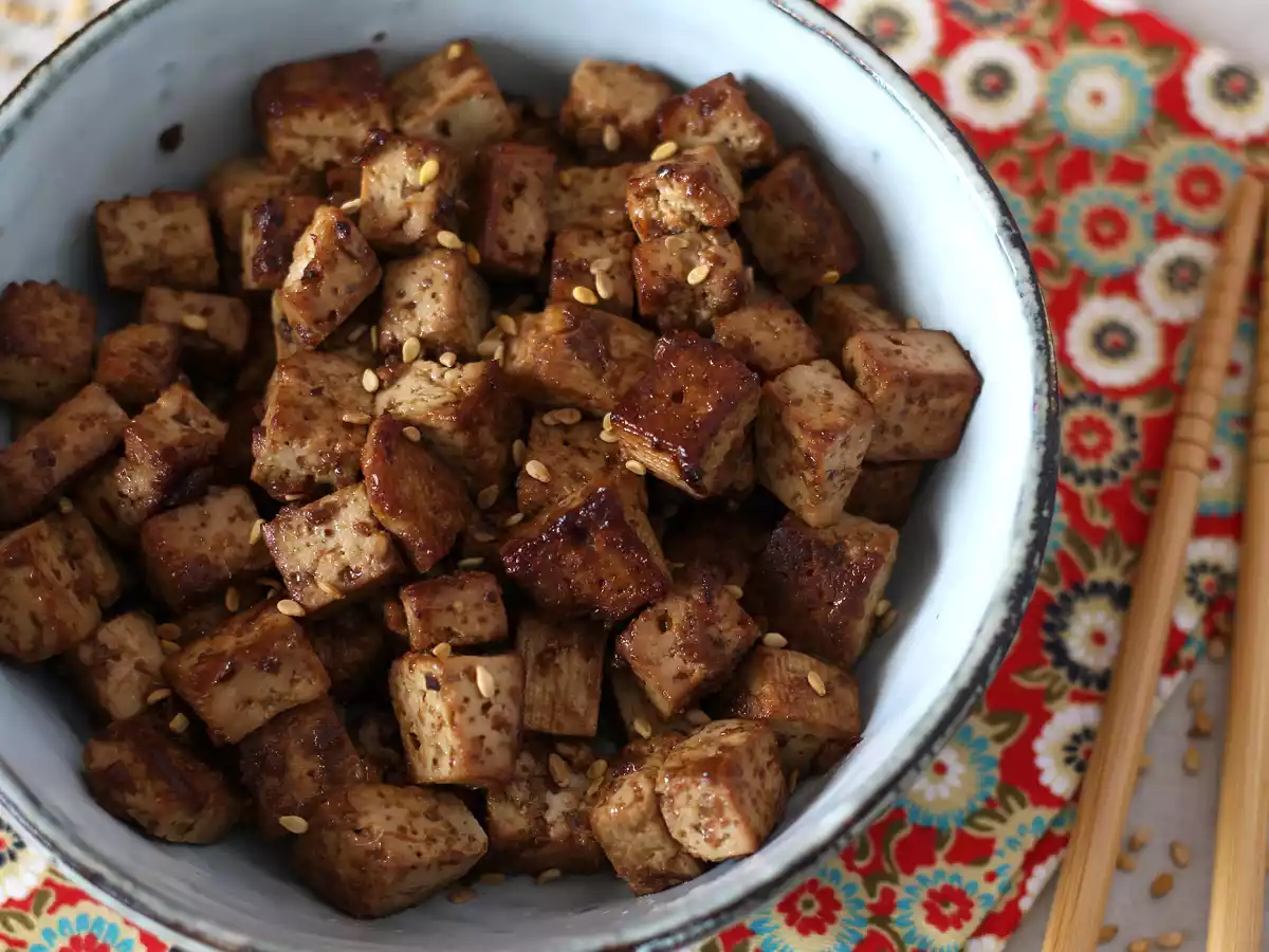 Marineret tofu med asiatisk smag (du vil elske tofu efter dette!) - foto 2