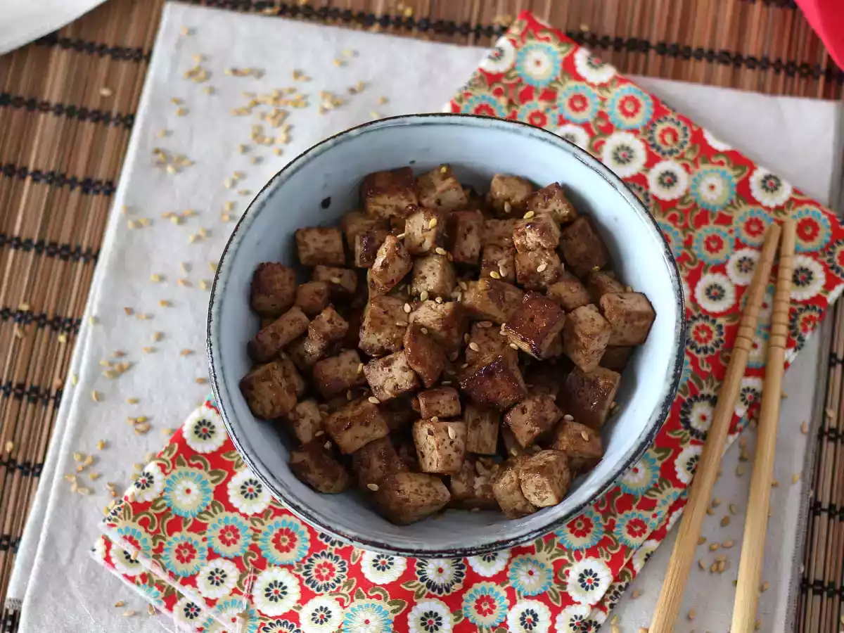 Marineret tofu med asiatisk smag (du vil elske tofu efter dette!) - foto 3