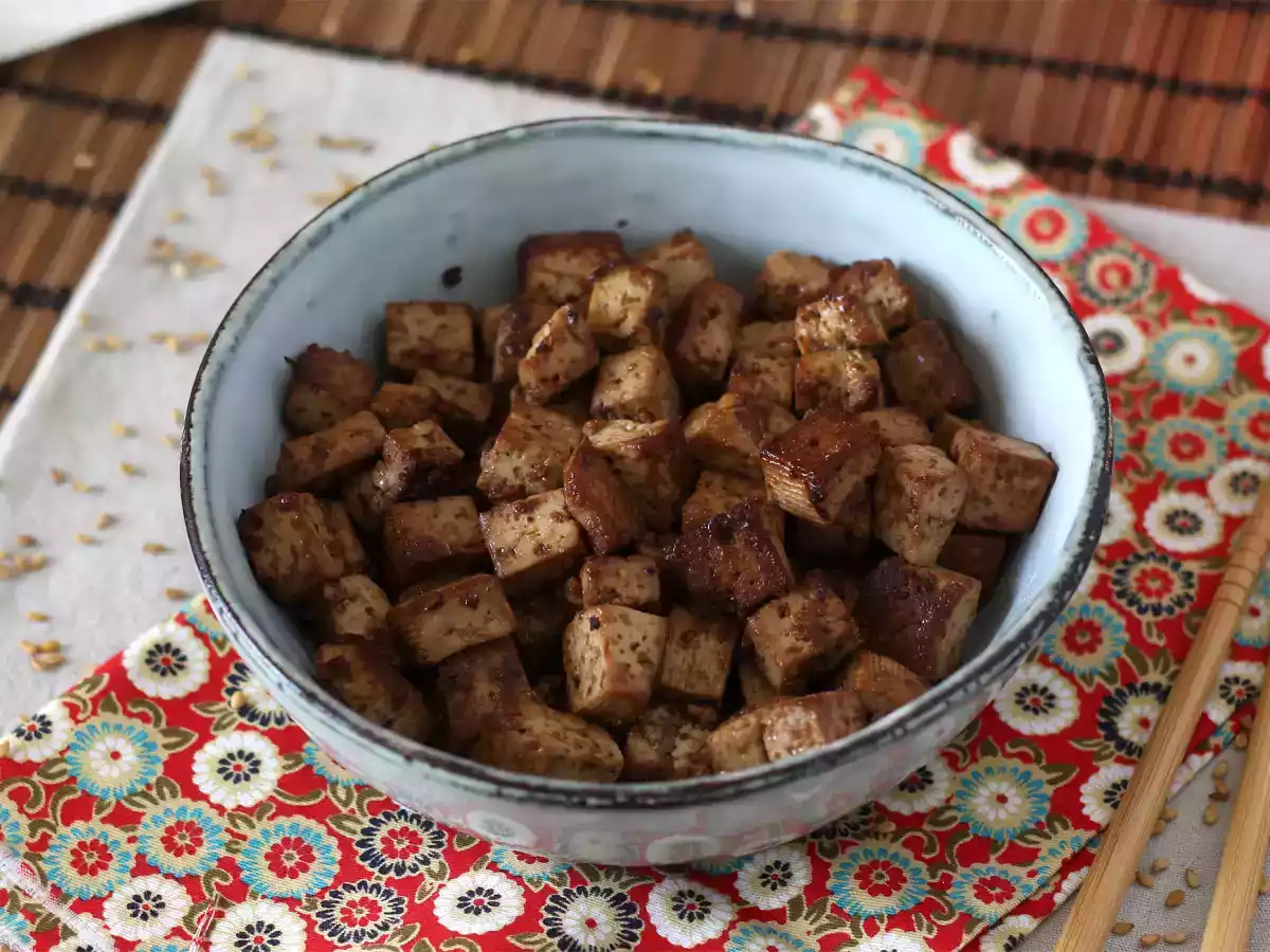 Marineret tofu med asiatisk smag (du vil elske tofu efter dette!) - foto 4