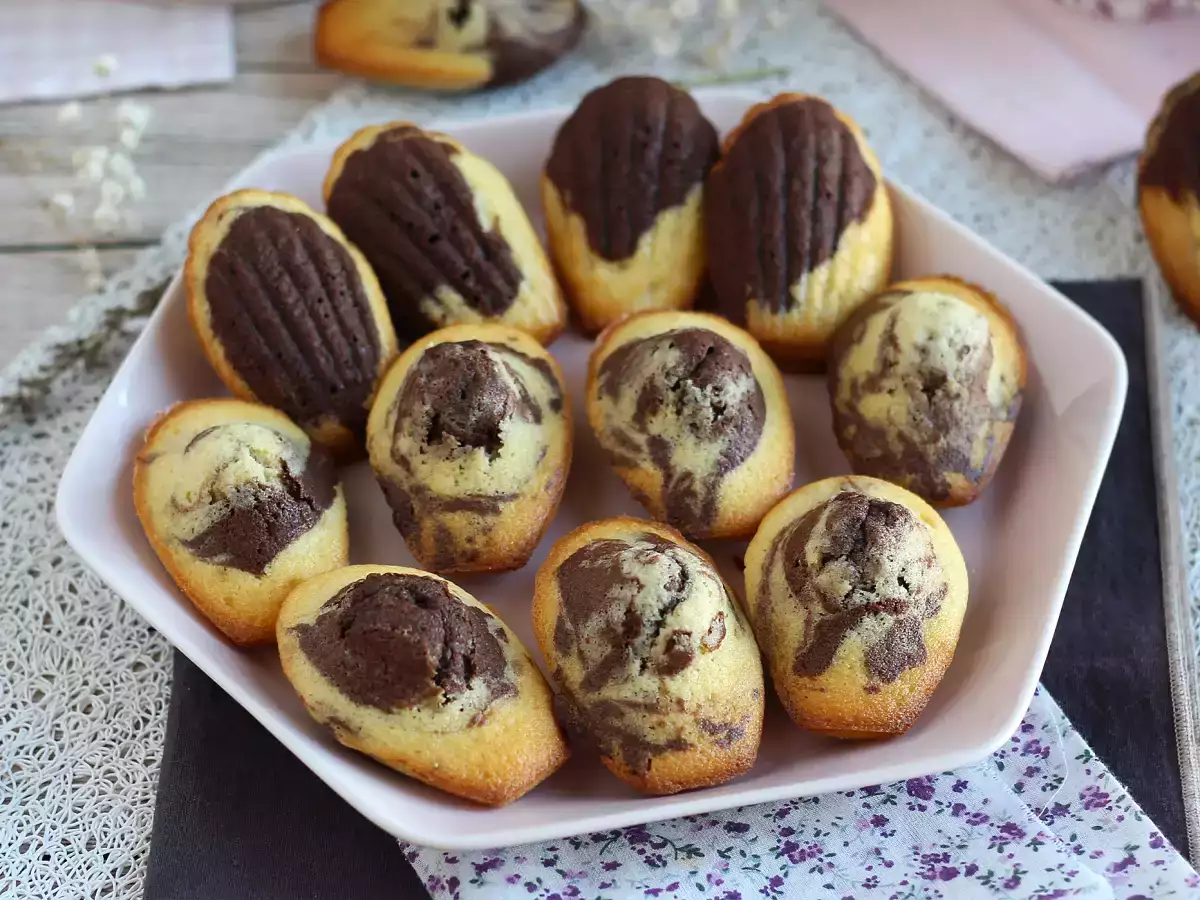 Marmorerede madeleines, du bare må prøve!