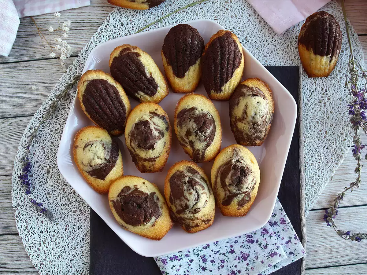 Marmorerede madeleines, du bare må prøve! - foto 3