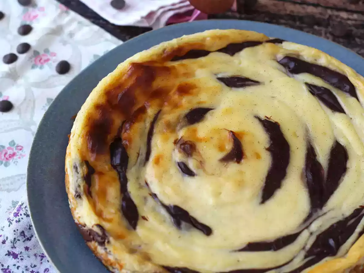 Marmoreret flan uden dej, supernem at lave og med garanteret wow-effekt - foto 4