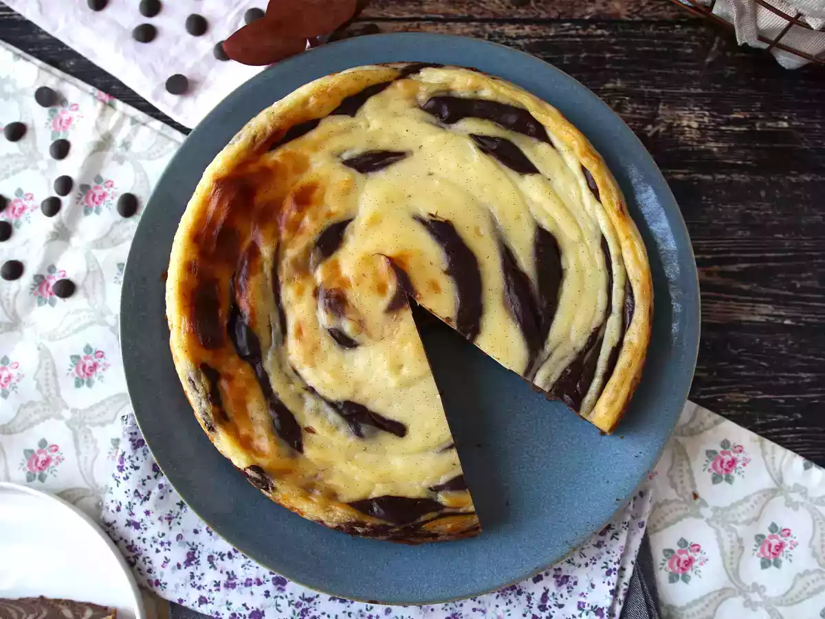 Marmoreret flan uden dej, supernem at lave og med garanteret wow-effekt - foto 6